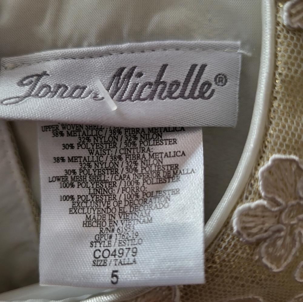 Jona Michelle girls formal/holiday dress size 5 - Picture 2 of 4